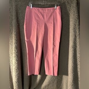 Talbots Charming Pink Ankle Pants